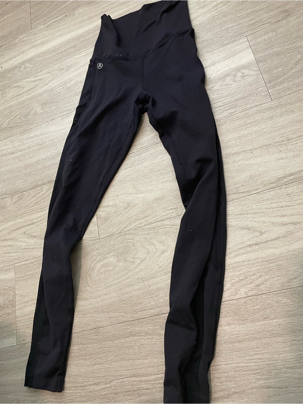 High-Waist Black Active Leggings for Women